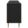 vidaXL Gabinete para TV Carvalho preto 150 x 30 x 50 cm