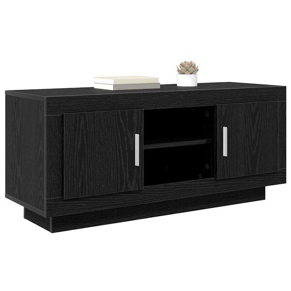 vidaXL Gabinete para TV Carvalho Preto 102 x 35 x 45 cm