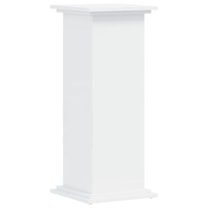 vidaXL Suporte para plantas 33x33x80 cm derivados de madeira branco