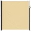 vidaXL Toldo Lateral Retr&aacute;til Areia 500 x 200 cm Poli&eacute;ster