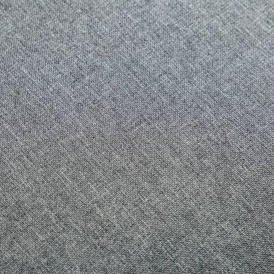 vidaXL Poltrona em tecido cinzento-claro