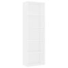 vidaXL Estante com 5 prateleiras derivados de madeira branco