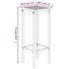 vidaXL 5 pcs conjunto de bar para jardim madeira de ac&aacute;cia maci&ccedil;a