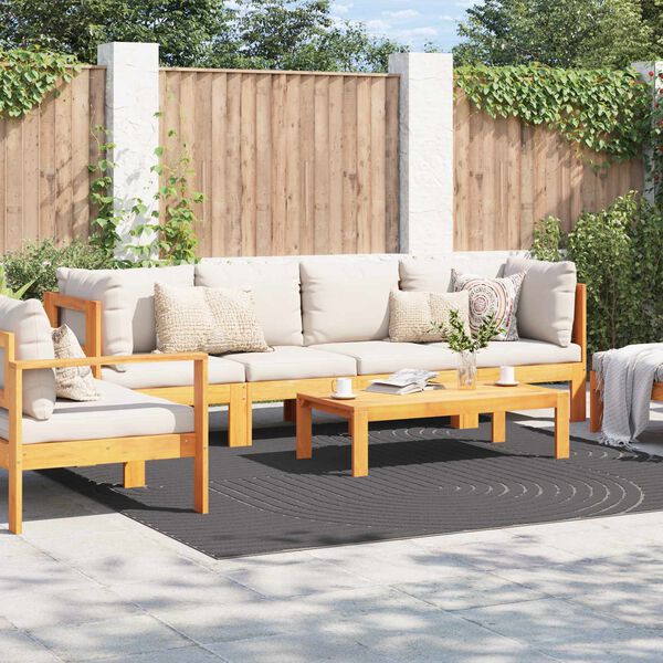 vidaXL Tapetes de &aacute;rea Quadrado Antracite 240 x 240 cm