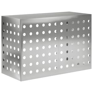 vidaXL Capa de Ar Condicionado Prateado 90 x 40 x 60 cm