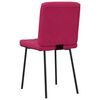 vidaXL Cadeiras de jantar 2 pcs veludo vermelho tinto