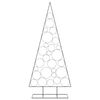 vidaXL &Aacute;rvore de Natal para decora&ccedil;&atilde;o 210 cm metal preto