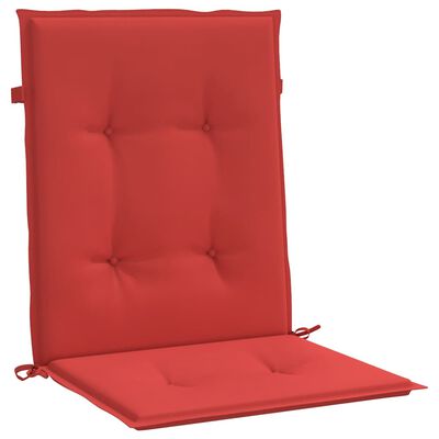 vidaXL Almofadões lombares p/ cadeiras de jardim 2pcs oxford vermelho