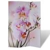 vidaXL Biombo dobr&aacute;vel com estampa de flores 120x170 cm