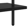 vidaXL Estante Carvalho Preto 60 x 24 x 203 cm Madeira processada