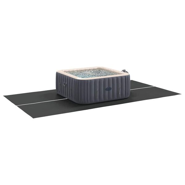 vidaXL Lona para Fundo de Piscina Outros Preto 420 x 220 cm