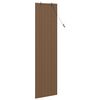 vidaXL Estores de rolo com cortinas Manual Castanho 60 x 220 cm Bambu