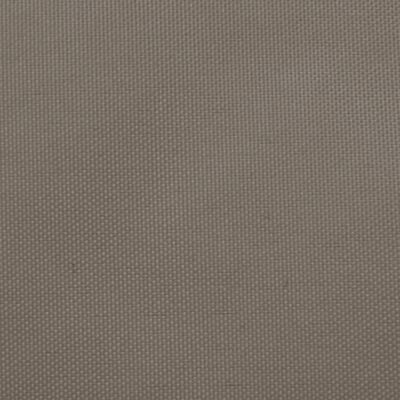 vidaXL Guarda-sol tecido Oxford retangular 5x8 m cinzento-acastanhado