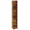 vidaXL Arm&aacute;rio para CD Madeira antiga 33 x 23,5 x 175 cm