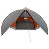 vidaXL Tenda Teepee para 9 Pessoas Cinza e Laranja 502 x 502 x 297 cm