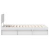 vidaXL Estrutura da Cama Branco 90 x 190 cm Madeira de Pinheiro S&oacute;lida