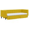 vidaXL Sof&aacute;-cama com gavet&atilde;o e gavetas 80x200 cm veludo amarelo