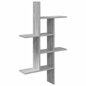 vidaXL Prateleira de Parede Sonoma cinzento 61 x 15 x 102 cm