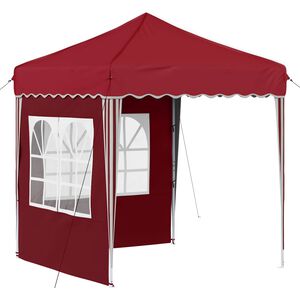 vidaXL Tenda de Festa Pop-up 195 x 195 x 245 cm Borgonha Tecido Oxford