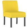 vidaXL Cadeir&atilde;o tecido amarelo-claro
