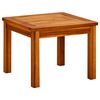 vidaXL Mesa de centro p/ jardim 45x45x36 cm madeira de ac&aacute;cia maci&ccedil;a