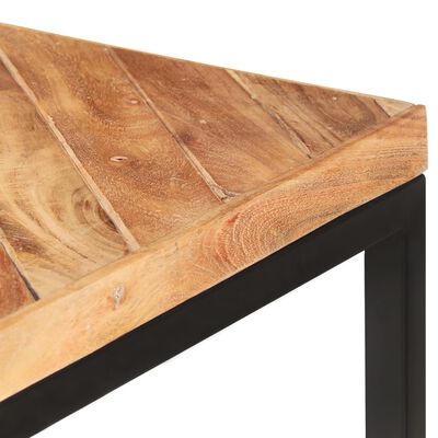 vidaXL Mesa de jantar 200x90x76 cm madeira acácia maciça e mangueira