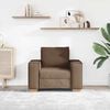 vidaXL Sof&aacute;-cadeira Castanho 100x78x84 cm Tecido