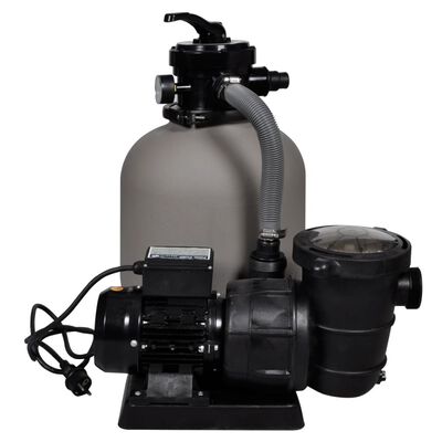vidaXL Bomba de filtro de areia 600 W 17000 l/h