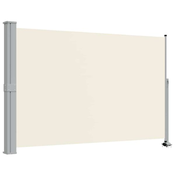 vidaXL Toldo lateral retr&aacute;til para p&aacute;tio 160x300 cm creme