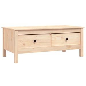 vidaXL Mesa de centro 100x50x40 cm madeira de pinho maci&ccedil;a