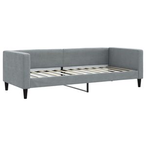 vidaXL Sof&aacute;-cama 80x200 cm tecido cinzento-claro