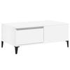 vidaXL Mesa de centro 90x50x36,5 cm derivados de madeira branco