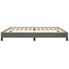 vidaXL Estrutura de cama sem colch&atilde;o 200x200 cm veludo cinzento-escuro