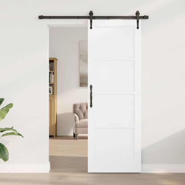 vidaXL Porta Deslizante ORKDAL Branco 73,5 x 211 cm