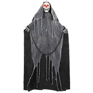 vidaXL Ceifeiro suspenso para o Halloween SPOOKA Preto 112 x 164 cm