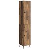 vidaXL Conjunto de Gabinete 2 unid. Madeira antiga
