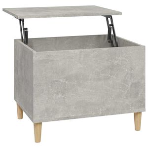 vidaXL Mesa de centro 60x44,5x45 cm derivados madeira cinzento cimento