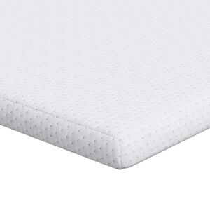 vidaXL Topper de Colch&atilde;o Branco 80 x 200 cm Tecido Jacquard
