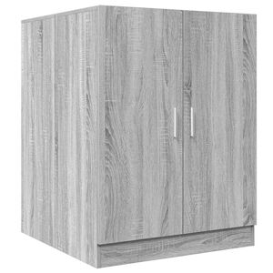vidaXL Arm&aacute;rio m&aacute;quina de lavar roupa 71x71,5x91,5 cm sonoma cinza
