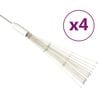 vidaXL Ilumina&ccedil;&atilde;o fogo de artif&iacute;cio ext. 4 pcs 560 LEDs 20 cm multicor