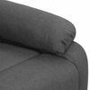vidaXL Poltrona de massagens elevat&oacute;ria tecido cinzento-escuro