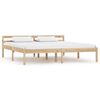 vidaXL Estrutura de cama 160x200 cm madeira pinho maci&ccedil;o