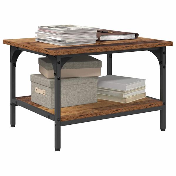 vidaXL Suporte para Impressora Madeira Antiga 50 x 40 x 38 cm