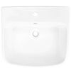 vidaXL Lavabo Branco 50 x 45 x 41 cm Cer&acirc;mica Vidrada