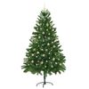vidaXL &Aacute;rvore de Natal com 300 LEDs com suporte Verde 210 cm PE