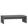 vidaXL Suporte para monitor 50x27x15 cm madeira de pinho maci&ccedil;a cinza