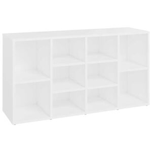 vidaXL Sapateira 103x30x55 cm contraplacado branco