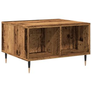 vidaXL Mesa de centro 60x50x36,5 cm derivados de madeira madeira velha
