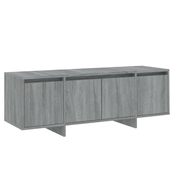vidaXL Móvel de TV 120x30x40,5 cm aglomerado cor sonoma cinzento