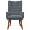 vidaXL poltrona Cinza Escuro 63 x 67 x 94 cm Veludo